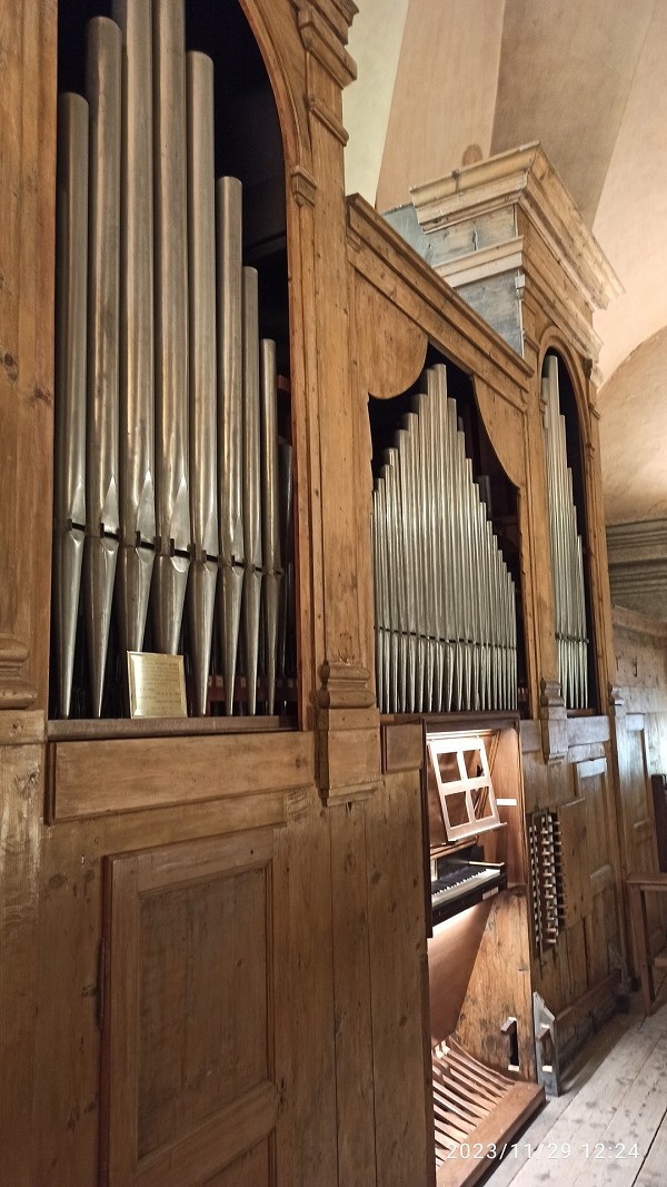 Visione dell’organo dalla cantoria