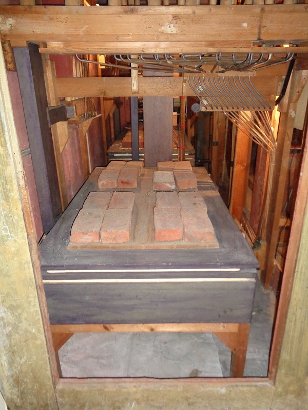 Visione dell’organo prima del restauro